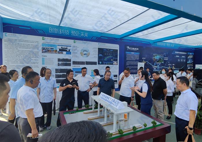 綠通快檢設(shè)備在河南觀摩會上的展示